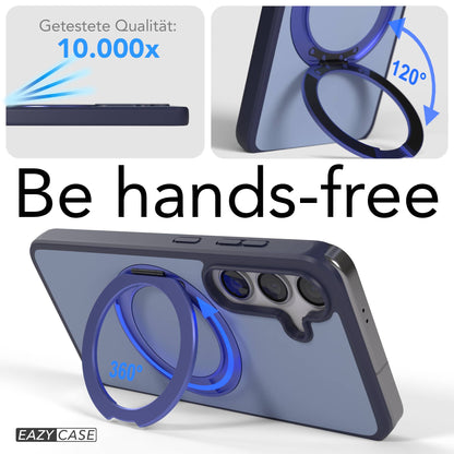 Samsung Galaxy S24 Bumper Hülle mit drehbarem Ring und MagSafe Funktion 