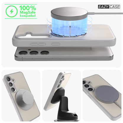 Samsung Galaxy S24 Bumper Hülle mit drehbarem Ring und MagSafe Funktion 