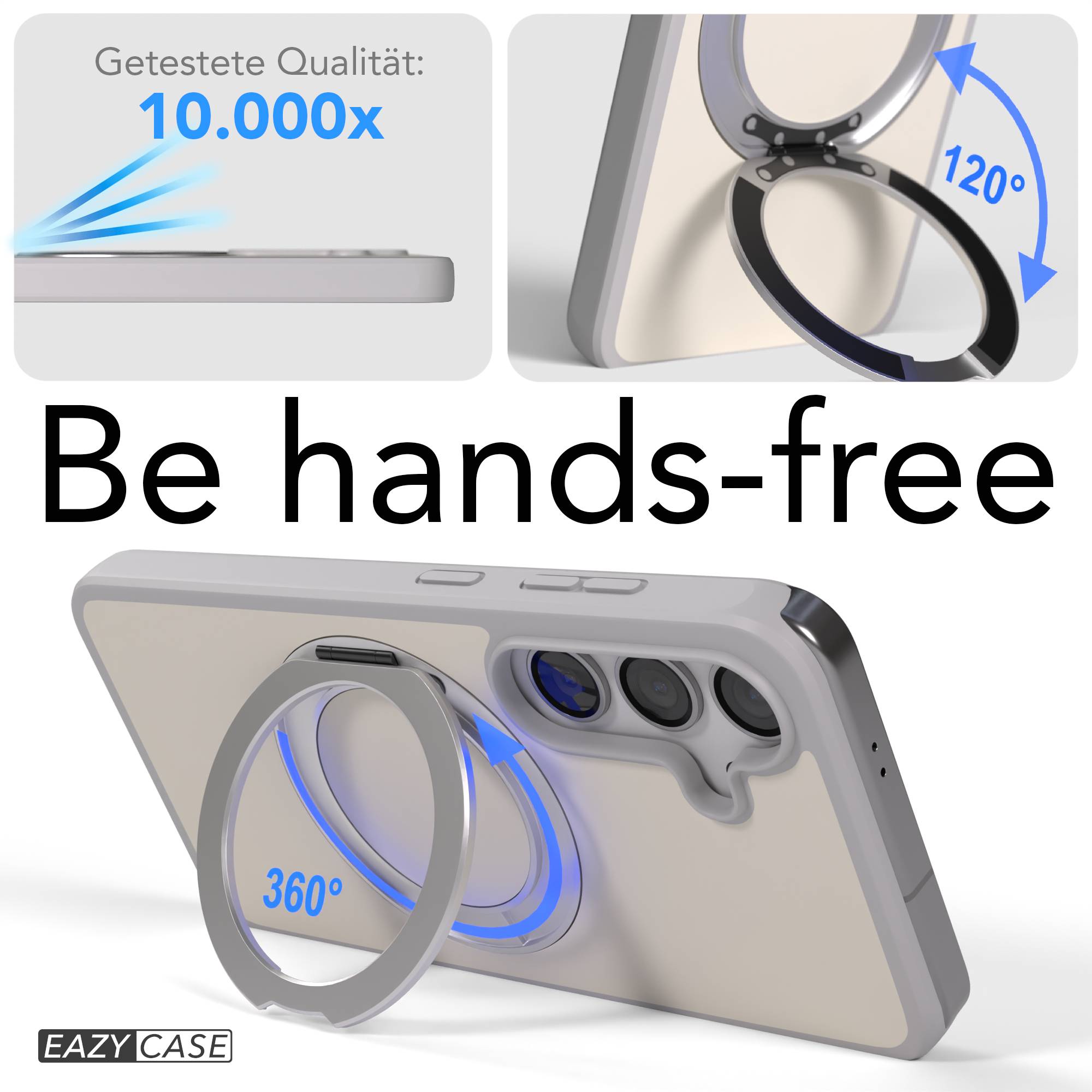 Samsung Galaxy S24 Bumper Hülle mit drehbarem Ring und MagSafe Funktion 