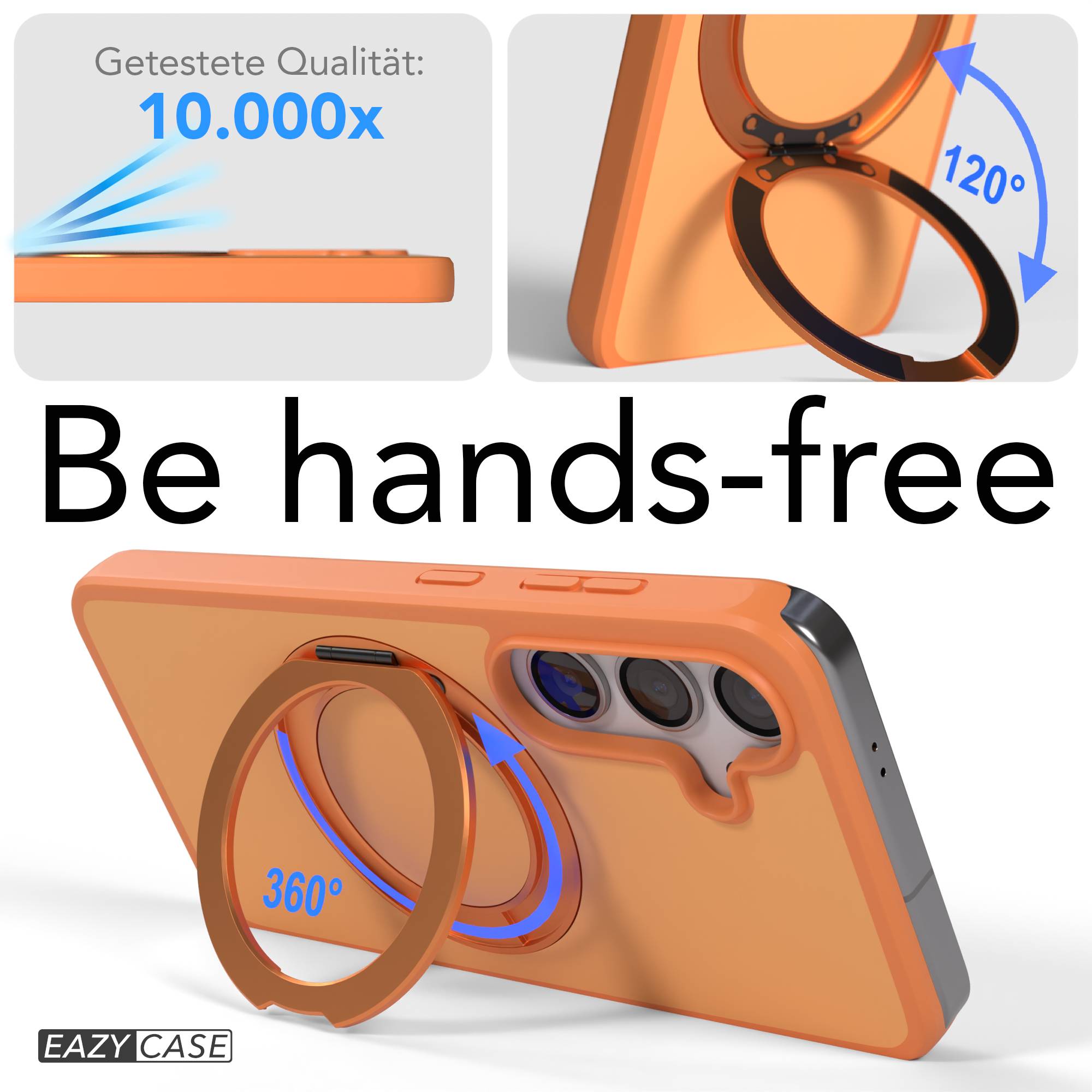 Samsung Galaxy S24 Bumper Hülle mit drehbarem Ring und MagSafe Funktion 