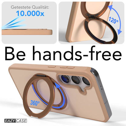 Samsung Galaxy S24 Bumper Hülle mit drehbarem Ring und MagSafe Funktion 