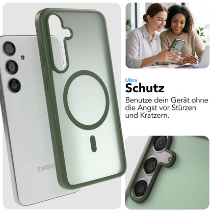 Samsung Galaxy S24 Plus Outdoor Bumper Hülle mit MagSafe Magnetring 