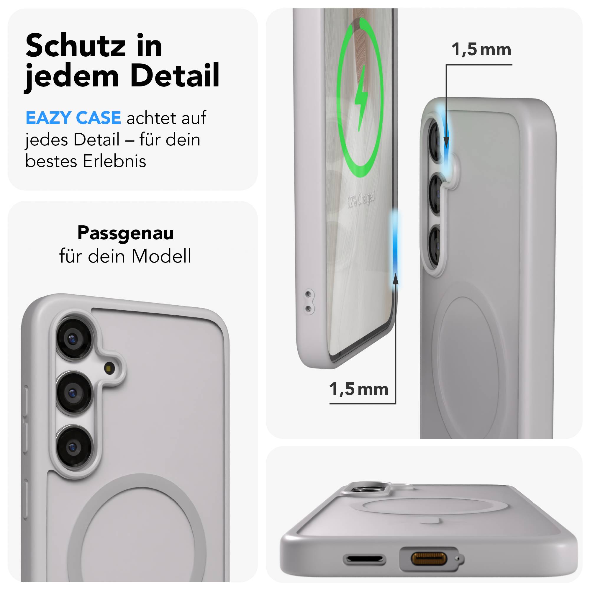 Samsung Galaxy S24 Plus Outdoor Bumper Hülle mit MagSafe Magnetring 