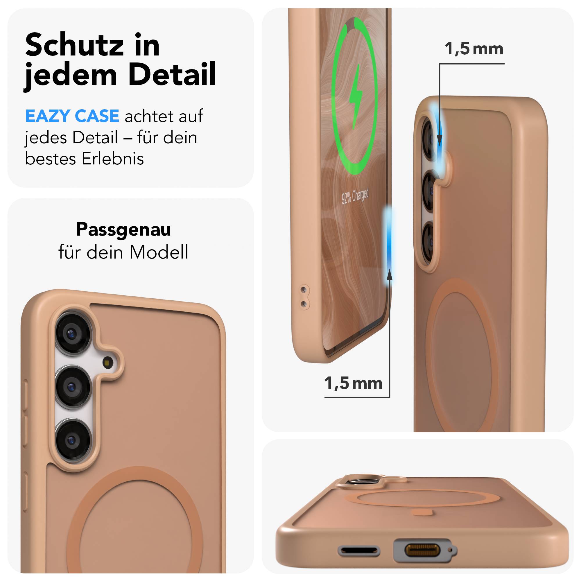 Samsung Galaxy S24 Plus Outdoor Bumper Hülle mit MagSafe Magnetring 