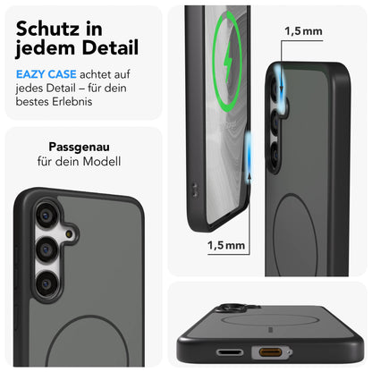 Samsung Galaxy S24 Plus Bumper Hülle mit MagSafe Magnetring 