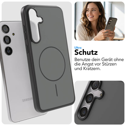 Samsung Galaxy S24 Plus Bumper Hülle mit MagSafe Magnetring 