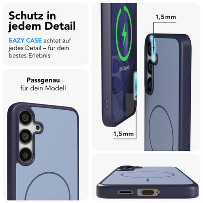 Samsung Galaxy S24 Plus Bumper Hülle mit MagSafe Magnetring 