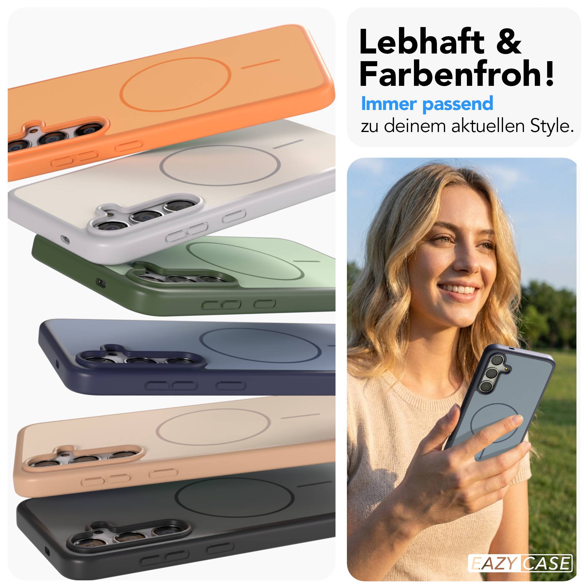 Samsung Galaxy S24 Plus Bumper Hülle mit MagSafe Magnetring 