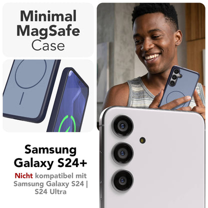 Samsung Galaxy S24 Plus Bumper Hülle mit MagSafe Magnetring 