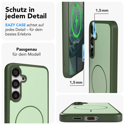 Samsung Galaxy S24 Plus Bumper Hülle mit MagSafe Magnetring 