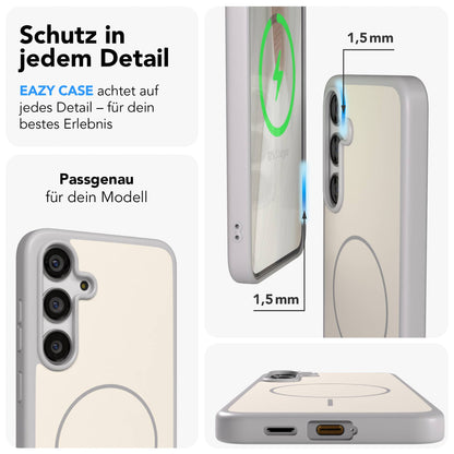 Samsung Galaxy S24 Plus Bumper Hülle mit MagSafe Magnetring 