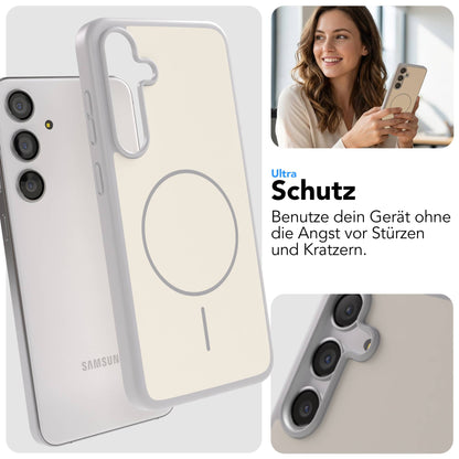 Samsung Galaxy S24 Plus Bumper Hülle mit MagSafe Magnetring 