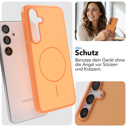 Samsung Galaxy S24 Plus Bumper Hülle mit MagSafe Magnetring 