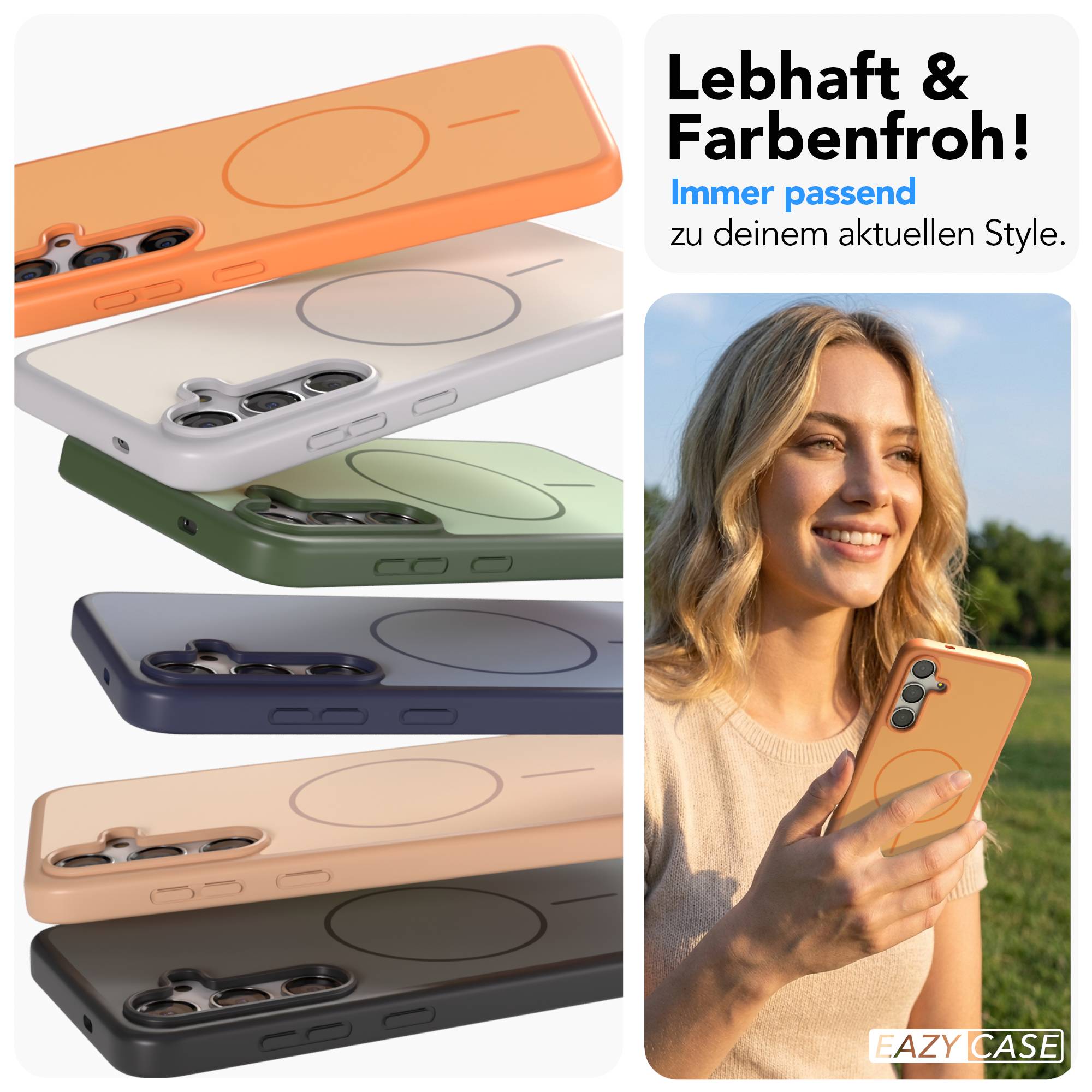 Samsung Galaxy S24 Plus Bumper Hülle mit MagSafe Magnetring 