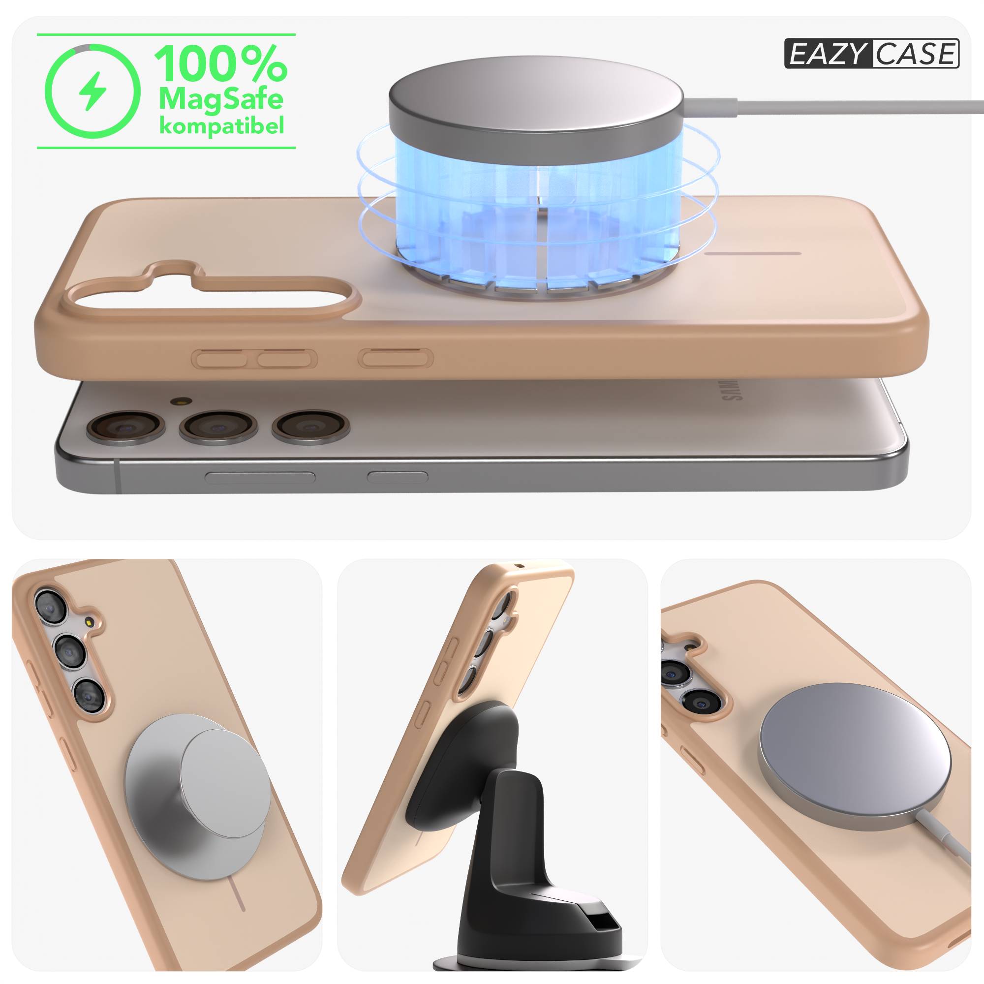 Samsung Galaxy S24 Plus Bumper Hülle mit MagSafe Magnetring 