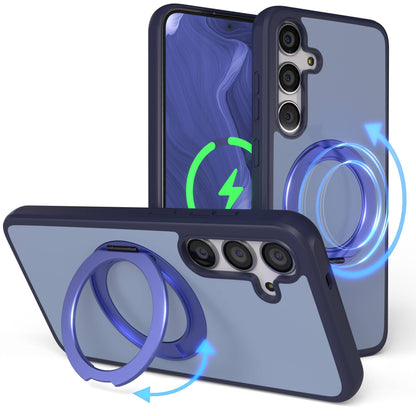 Samsung Galaxy S24 Plus Bumper Hülle mit MagSafe und drehbarem Ring 
