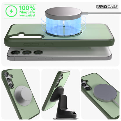 Samsung Galaxy S24 Plus Bumper Hülle mit MagSafe und drehbarem Ring 