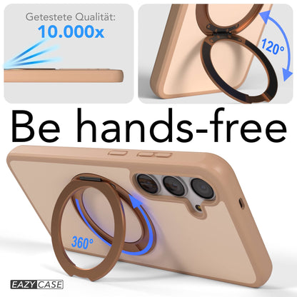 Samsung Galaxy S24 Plus Bumper Hülle mit MagSafe und drehbarem Ring 