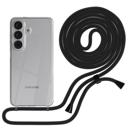 Samsung Galaxy S26 transparente Handykette mit verstellbarer Kordel TPU Hülle 