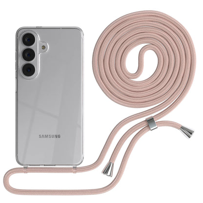 Samsung Galaxy S26 transparente Handykette mit verstellbarer Kordel TPU Hülle 