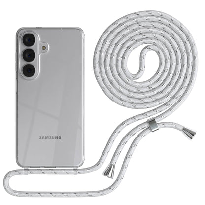 Samsung Galaxy S26 transparente Handykette mit verstellbarer Kordel TPU Hülle 