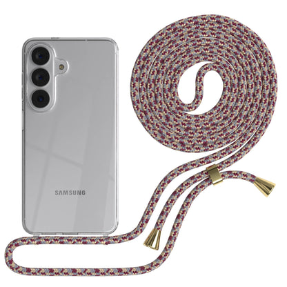 Samsung Galaxy S26 transparente Handykette mit verstellbarer Kordel TPU Hülle 