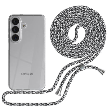 Samsung Galaxy S26 transparente Handykette mit verstellbarer Kordel TPU Hülle 