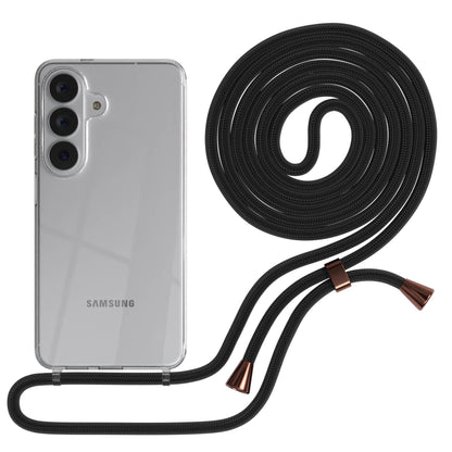 Samsung Galaxy S26 transparente Handykette mit verstellbarer Kordel TPU Hülle 