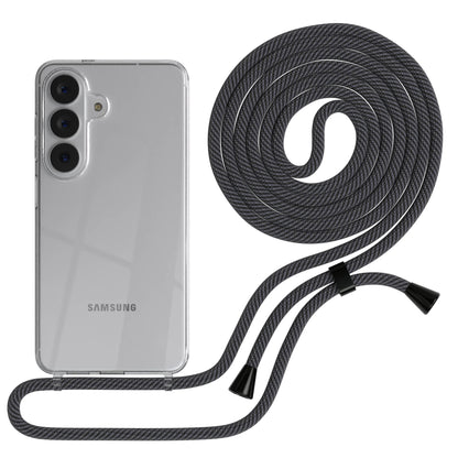 Samsung Galaxy S26 transparente Handykette mit verstellbarer Kordel TPU Hülle 