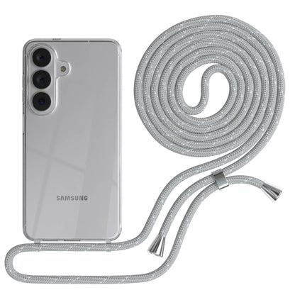 Samsung Galaxy S26 transparente Handykette mit verstellbarer Kordel TPU Hülle 