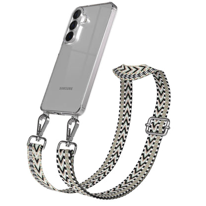 Samsung Galaxy S26 Handykette mit verstellbarem Boho Band Umhängegurt 
