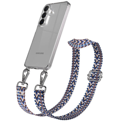 Samsung Galaxy S26 Handykette mit verstellbarem Boho Band Umhängegurt 