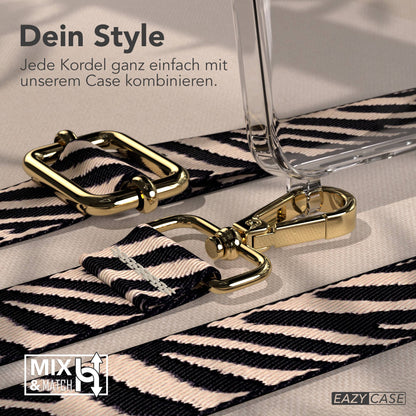 Samsung Galaxy S26 Handykette mit verstellbarem Boho Band Umhängegurt 