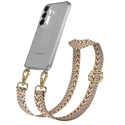 Samsung Galaxy S26 Handykette mit verstellbarem Boho Band Umhängegurt 