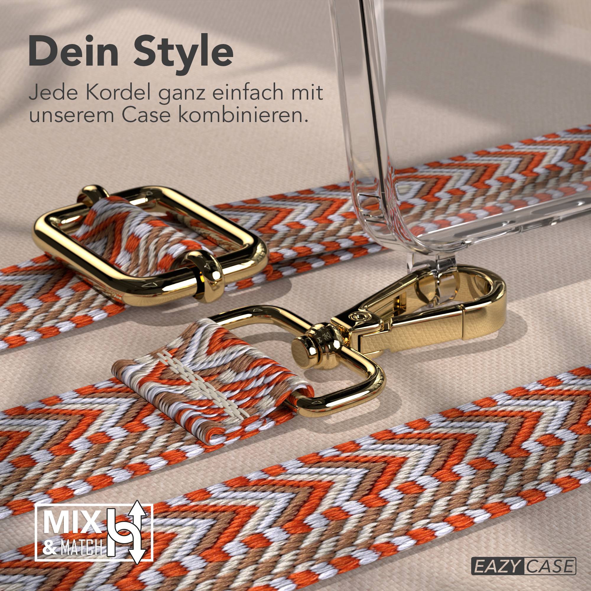 Samsung Galaxy S26 Handykette mit verstellbarem Boho Band Umhängegurt 