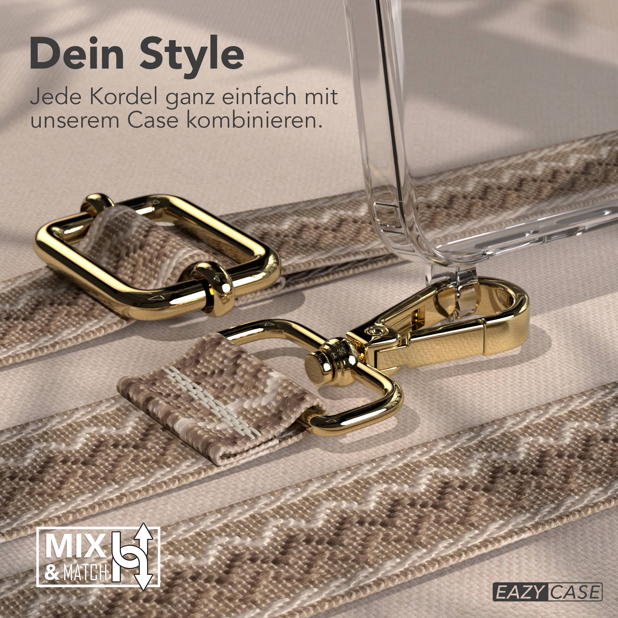 Samsung Galaxy S26 Handykette mit verstellbarem Boho Band Umhängegurt 