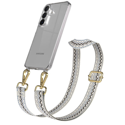 Samsung Galaxy S26 Handykette mit verstellbarem Boho Band Umhängegurt 