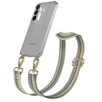 Samsung Galaxy S26 Handykette mit verstellbarem Boho Band Umhängegurt 