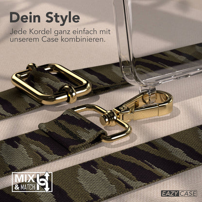 Samsung Galaxy S26 Handykette mit verstellbarem Boho Band Umhängeband 