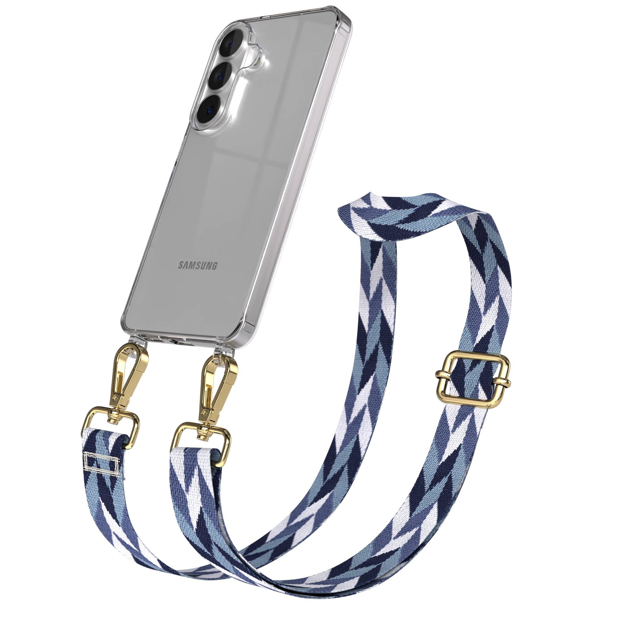 Samsung Galaxy S26 Handykette mit verstellbarem Boho Band Umhängeband 