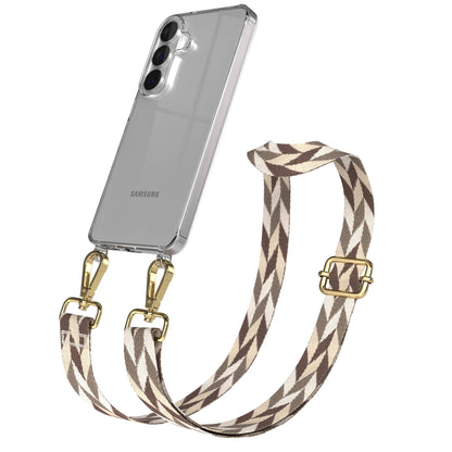 Samsung Galaxy S26 Handykette mit verstellbarem Boho Band Umhängeband 