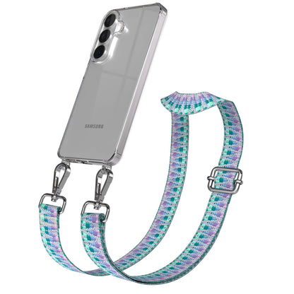 Samsung Galaxy S26 Handykette mit verstellbarem Boho Band Umhängegurt 