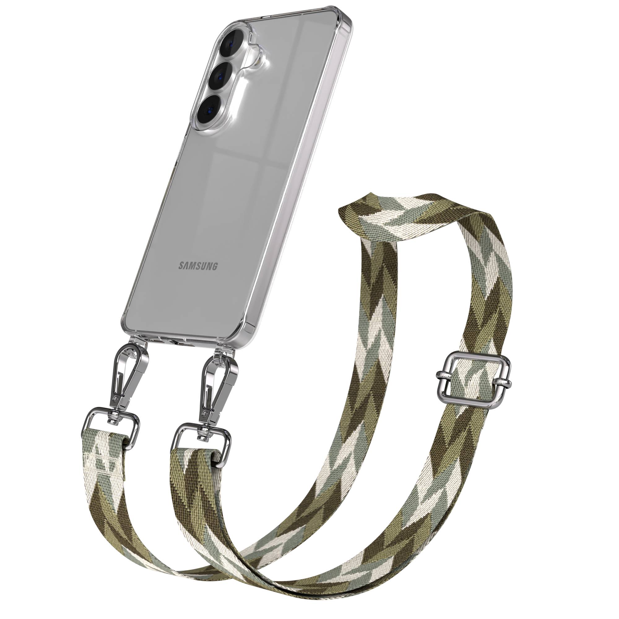 Samsung Galaxy S26 Handykette mit verstellbarem Boho Band Umhängeband 