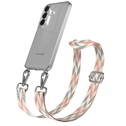 Samsung Galaxy S26 Handykette mit verstellbarem Boho Band Umhängeband 