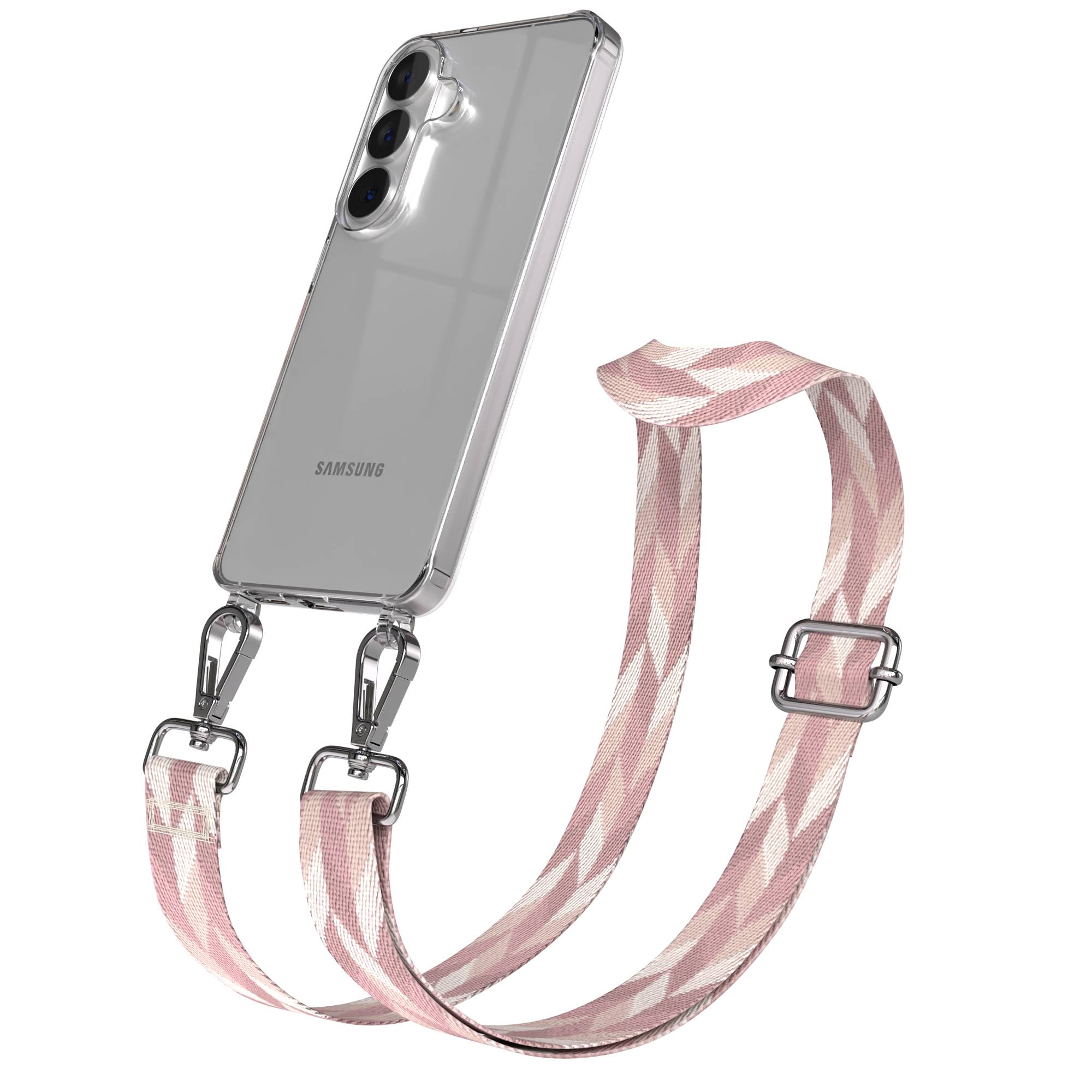 Samsung Galaxy S26 Handykette mit verstellbarem Boho Band Umhängeband 