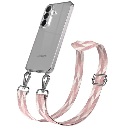 Samsung Galaxy S26 Handykette mit verstellbarem Boho Band Umhängeband 