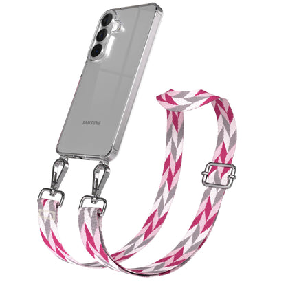 Samsung Galaxy S26 Handykette mit verstellbarem Boho Band Umhängeband 