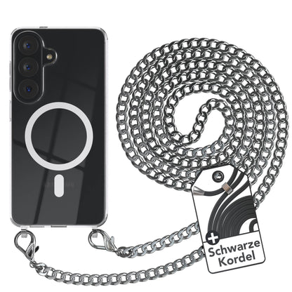 Samsung Galaxy S26 Handykette mit schwarzer Kordel und MagSafe Funktion 