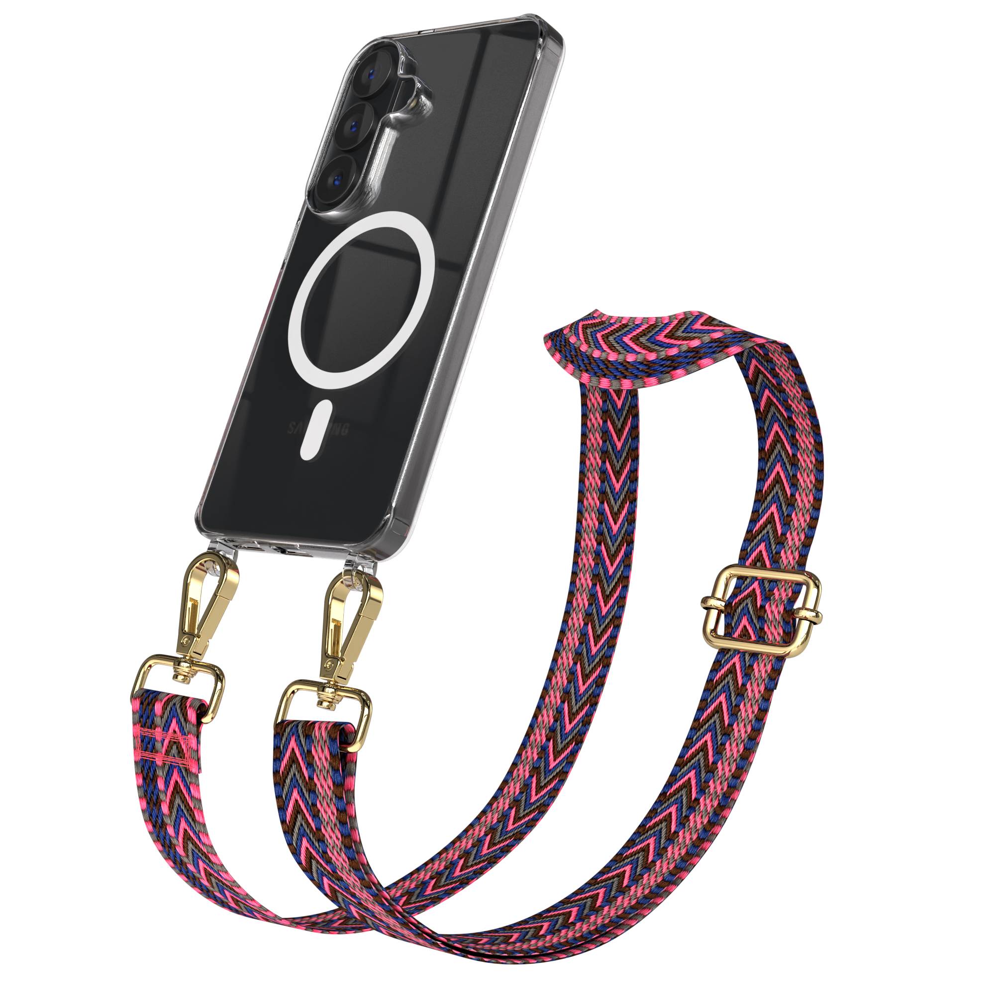 Samsung Galaxy S26 MagSafe Handykette mit verstellbarem Boho Band Set 