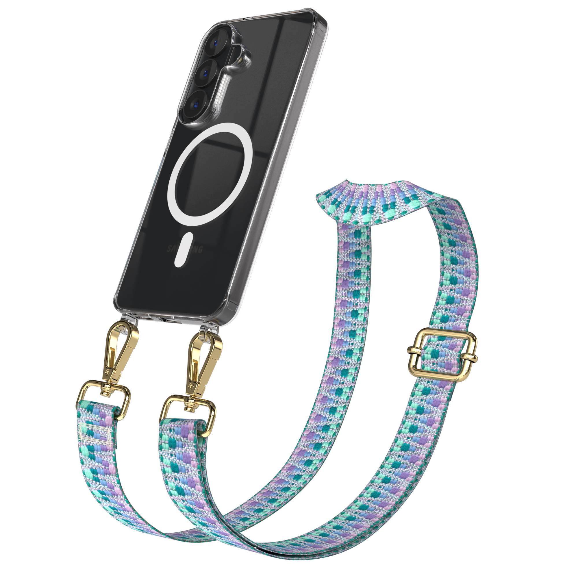 Samsung Galaxy S26 Handykette MagSafe mit Boho Band verstellbar 